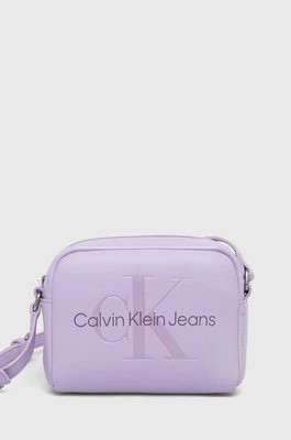 Zdjęcie produktu Calvin Klein Jeans torebka kolor fioletowy K60K612220
