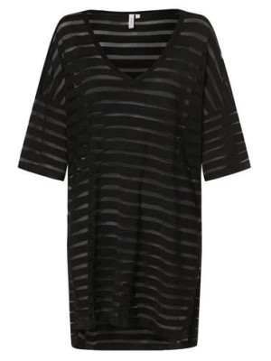 Zdjęcie produktu Calvin Klein Kaftan damski Kobiety wiskoza czarny wypukły wzór tkaniny,