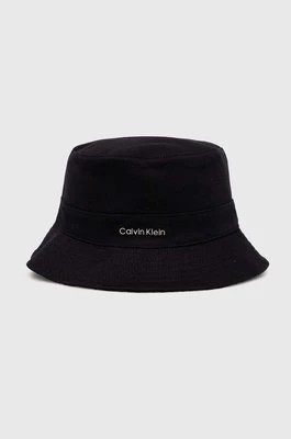 Zdjęcie produktu Calvin Klein kapelusz dwustronny kolor czarny K60K612035