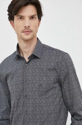 Zdjęcie produktu Calvin Klein koszula męska kolor czarny slim z kołnierzykiem klasycznym