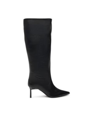 Zdjęcie produktu Calvin Klein Kozaki Heel Knee Boot 70 Lth HW0HW02162 Czarny