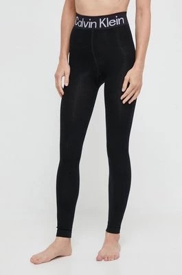 Zdjęcie produktu Calvin Klein legginsy damskie kolor czarny melanżowe
