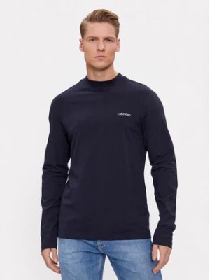 Zdjęcie produktu Calvin Klein Longsleeve Micro Logo K10K110179 Granatowy Regular Fit