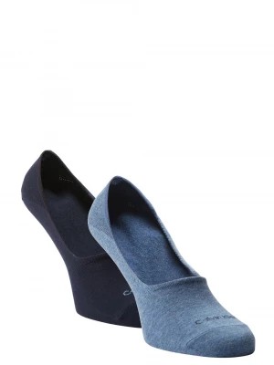 Zdjęcie produktu Calvin Klein Męskie skarpety do obuwia sportowego pakowane po 2 sztuki Mężczyźni Bawełna niebieski jednolity,