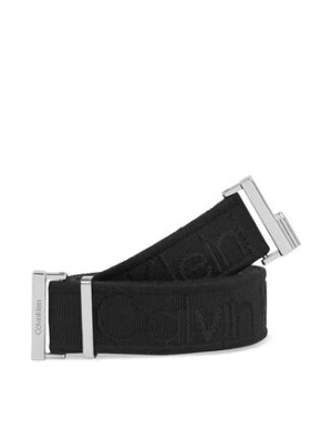 Zdjęcie produktu Calvin Klein Pasek Damski Gracie Logo Jacquard Belt 3.0 K60K611922 Czarny