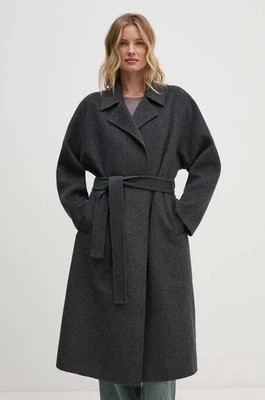 Zdjęcie produktu Calvin Klein płaszcz damski kolor szary zimowy oversize 00040WL571