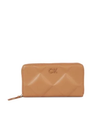 Zdjęcie produktu Calvin Klein Portfel damski Re-Lock Quilt Za Wallet Lg K60K610774 Brązowy