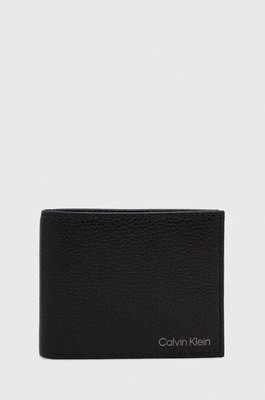 Zdjęcie produktu Calvin Klein portfel skórzany męski kolor czarny