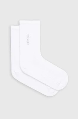 Zdjęcie produktu Calvin Klein skarpetki 2-pack damskie kolor biały 701226649