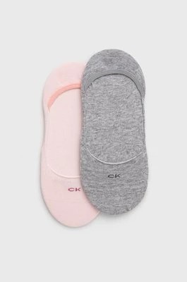 Zdjęcie produktu Calvin Klein skarpetki (2-pack) damskie kolor różowy 701218767