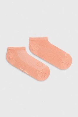 Zdjęcie produktu Calvin Klein skarpetki 2-pack damskie kolor różowy 701226653