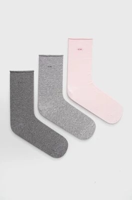 Zdjęcie produktu Calvin Klein Skarpetki (3-pack) damskie kolor różowy 701218770