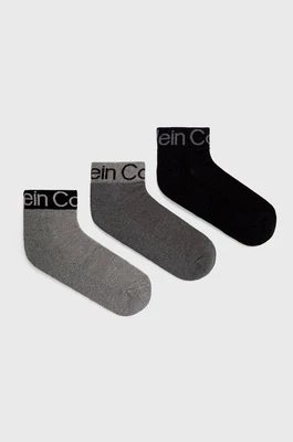 Zdjęcie produktu Calvin Klein Skarpetki (3-pack) męskie kolor szary 701218722