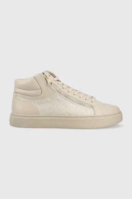 Zdjęcie produktu Calvin Klein sneakersy HIGH TOP LACE UP W/Z kolor beżowy HM0HM01046