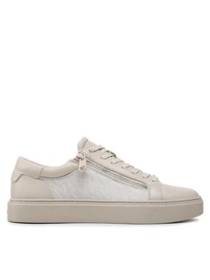 Zdjęcie produktu Calvin Klein Sneakersy Low Top Lace Up W/Zip Mono HM0HM01059 Beżowy