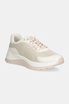 Zdjęcie produktu Calvin Klein sneakersy RUNNER LACE UP MESH MIX kolor beżowy HW0HW02221