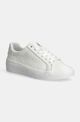 Zdjęcie produktu Calvin Klein sneakersy VULC LACE UP MONO MIX kolor biały HW0HW02212