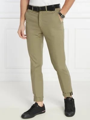 Zdjęcie produktu Calvin Klein Spodnie chino + pasek MODERN TWILL | Slim Fit