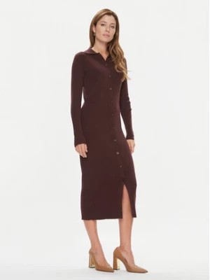 Zdjęcie produktu Calvin Klein Sukienka dzianinowa K20K206021 Bordowy Regular Fit