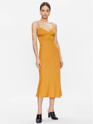 Zdjęcie produktu Calvin Klein Sukienka koktajlowa K20K205228 Pomarańczowy Slim Fit
