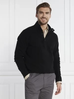 Zdjęcie produktu Calvin Klein Sweter LYCRA BLEND BUTTON QUARTER ZIP | Regular Fit | z dodatkiem wełny