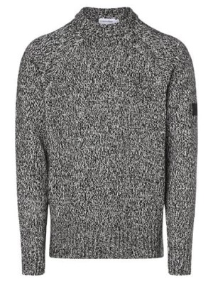 Zdjęcie produktu Calvin Klein Sweter męski Mężczyźni czarny|biały marmurkowy,