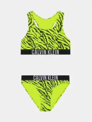 Zdjęcie produktu Calvin Klein Swimwear Strój kąpielowy KY0KY00056 Zielony