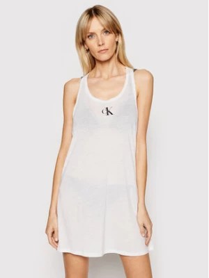 Zdjęcie produktu Calvin Klein Swimwear Sukienka letnia KW0KW01408 Biały Regular Fit