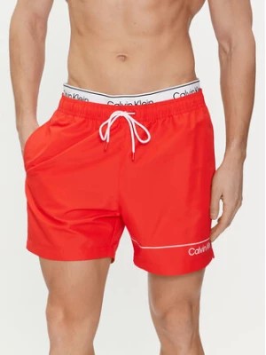 Zdjęcie produktu Calvin Klein Swimwear Szorty kąpielowe KM0KM00957 Czerwony Regular Fit