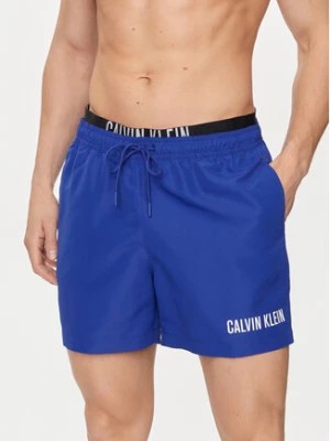 Zdjęcie produktu Calvin Klein Swimwear Szorty kąpielowe KM0KM00992 Granatowy Regular Fit