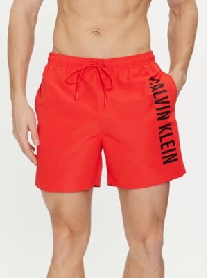 Zdjęcie produktu Calvin Klein Swimwear Szorty kąpielowe KM0KM01004 Czerwony Regular Fit