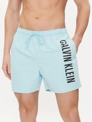 Zdjęcie produktu Calvin Klein Swimwear Szorty kąpielowe KM0KM01004 Niebieski Regular Fit