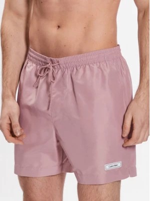 Zdjęcie produktu Calvin Klein Swimwear Szorty kąpielowe Medium Drawstring KM0KM00812 Różowy Regular Fit