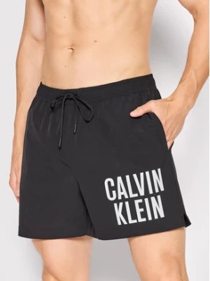 Zdjęcie produktu Calvin Klein Swimwear Szorty kąpielowe Medium KM0KM00705 Czarny Regular Fit