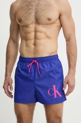 Zdjęcie produktu Calvin Klein szorty kąpielowe kolor granatowy