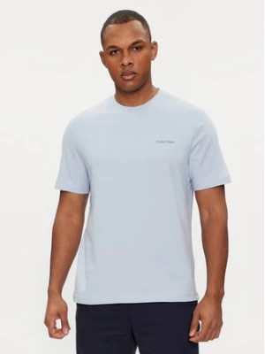 Zdjęcie produktu Calvin Klein T-Shirt Angled Back Logo K10K112495 Błękitny Regular Fit