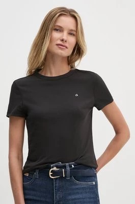 Zdjęcie produktu Calvin Klein t-shirt bawełniany damski kolor czarny K20K208061