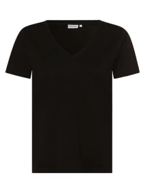 Zdjęcie produktu Calvin Klein T-shirt damski Kobiety Bawełna czarny jednolity,