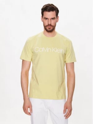 Zdjęcie produktu Calvin Klein T-Shirt Front Logo K10K103078 Żółty Regular Fit