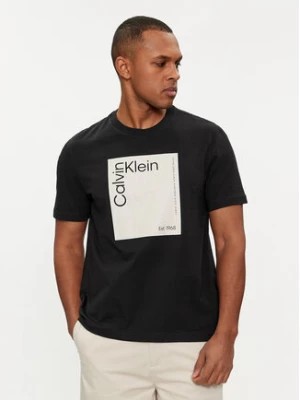 Zdjęcie produktu Calvin Klein T-Shirt Square Logo K10K112503 Czarny Regular Fit