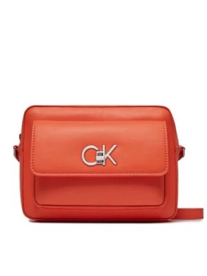 Zdjęcie produktu Calvin Klein Torebka Re-Lock Camera Bag W/Flap K60K611083 Pomarańczowy