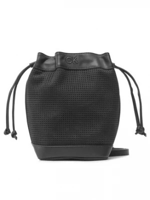 Zdjęcie produktu Calvin Klein Torebka Re-Lock Drawstring Bag Sm Perf K60K610636 Czarny
