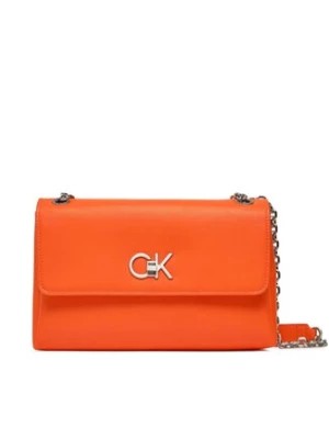 Zdjęcie produktu Calvin Klein Torebka Re-Lock Ew Conv Crossbody K60K611084 Pomarańczowy