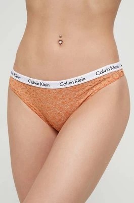 Zdjęcie produktu Calvin Klein Underwear brazyliany kolor brązowy z koronki