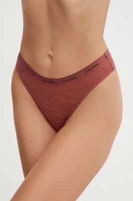 Zdjęcie produktu Calvin Klein Underwear brazyliany kolor czerwony z koronki 000QD5233E