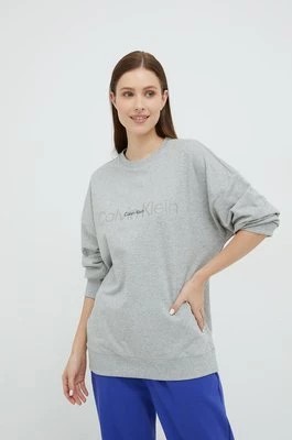 Zdjęcie produktu Calvin Klein Underwear longsleeve piżamowy kolor szary z aplikacją