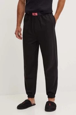 Zdjęcie produktu Calvin Klein Underwear spodnie piżamowe bawełniane kolor czarny gładka 000NM2393E