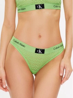Zdjęcie produktu Calvin Klein Underwear Stringi 000QF7175E Zielony