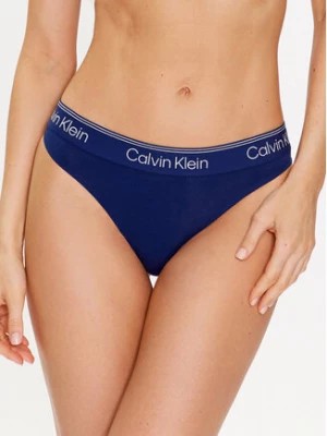 Zdjęcie produktu Calvin Klein Underwear Stringi 000QF7188E Granatowy
