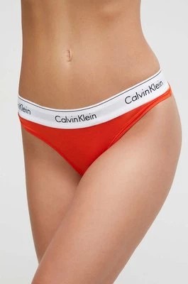 Zdjęcie produktu Calvin Klein Underwear stringi kolor pomarańczowy 0000F3786E